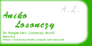 aniko losonczy business card